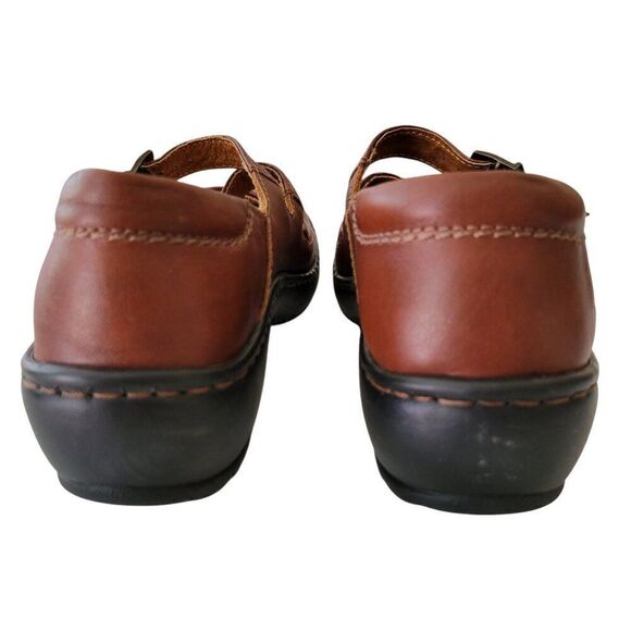 Josef Seibel Brown Leather Mary Jane Shoes Womens (Size 8US/38EU) - Picture 5 of 9